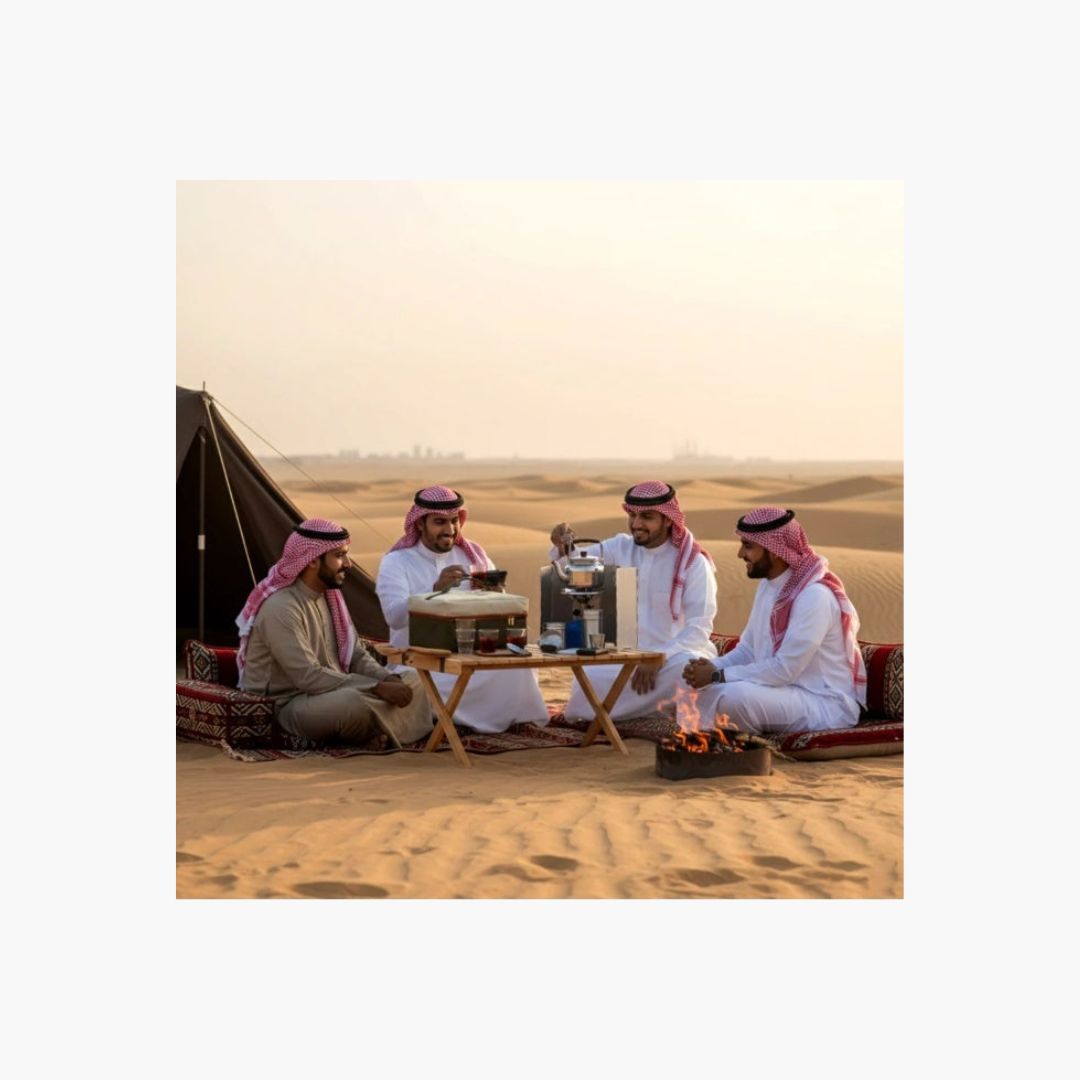 CAMPING FAMILY شـنـطـة عـزْبـة الـشـاي الـذكـيـة – ماركة