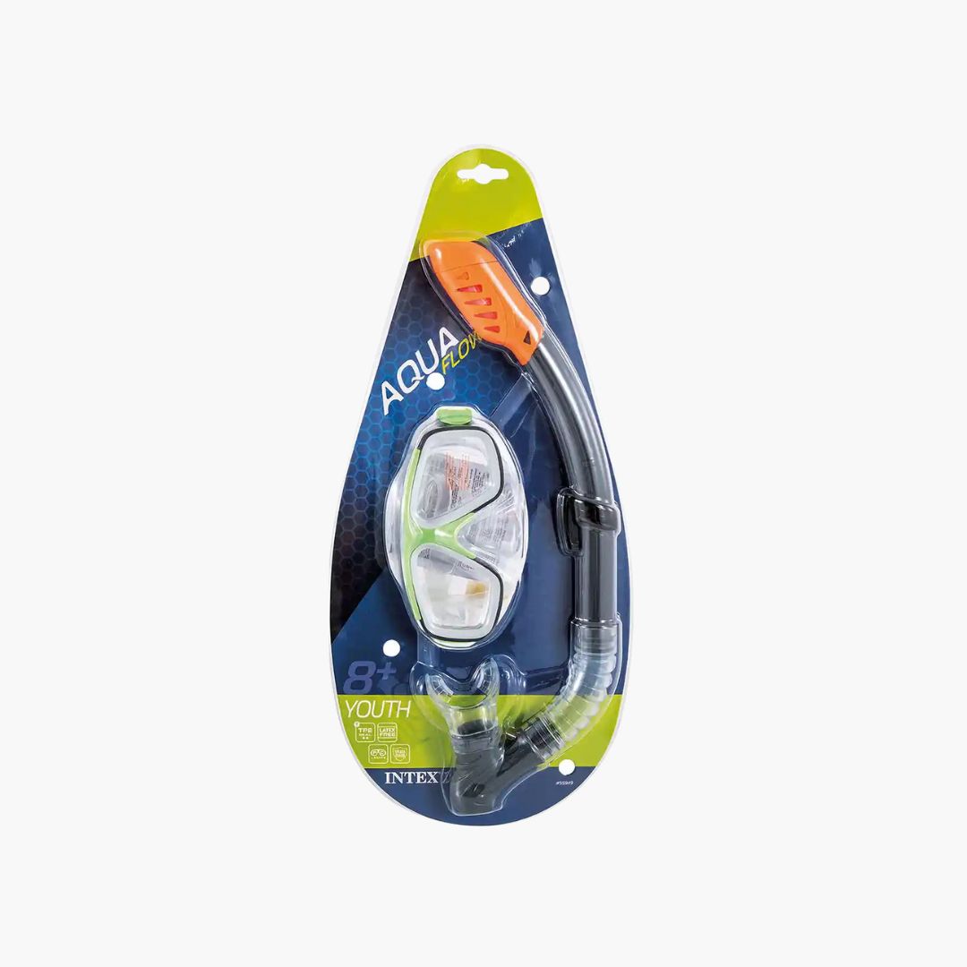 طقم غوص وسنوركل أكوا فلو (Aqua Flow) من إنتيكس